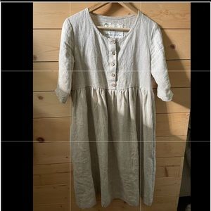 Not perfect linen MAMA dress